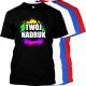 T-SHIRT DAMSKI  nadruk wielokolorowy